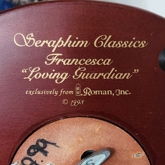 👼 Seraphim Classics Francesca “Loving Guardian” Angel Music Box – 1998 - Picture 10 of 13